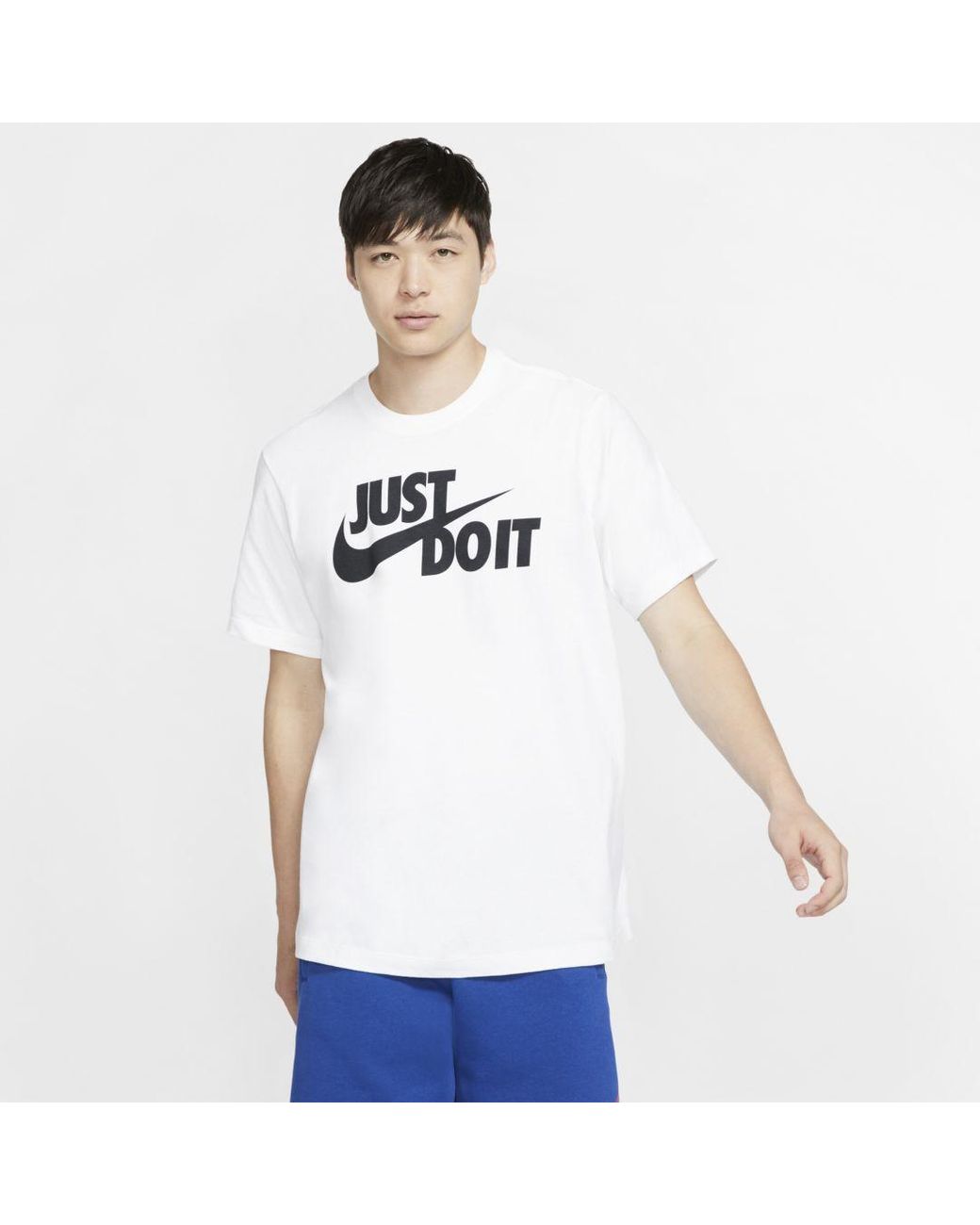 white nike t shirt jd