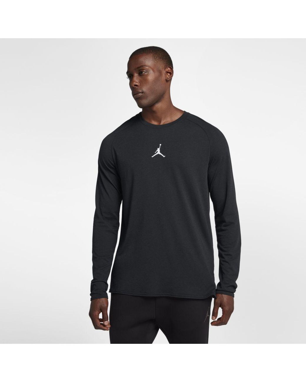 Guinness Editie olie Nike Jordan 23 Alpha Dri-fit Long-sleeve Training Top in Black for Men |  Lyst
