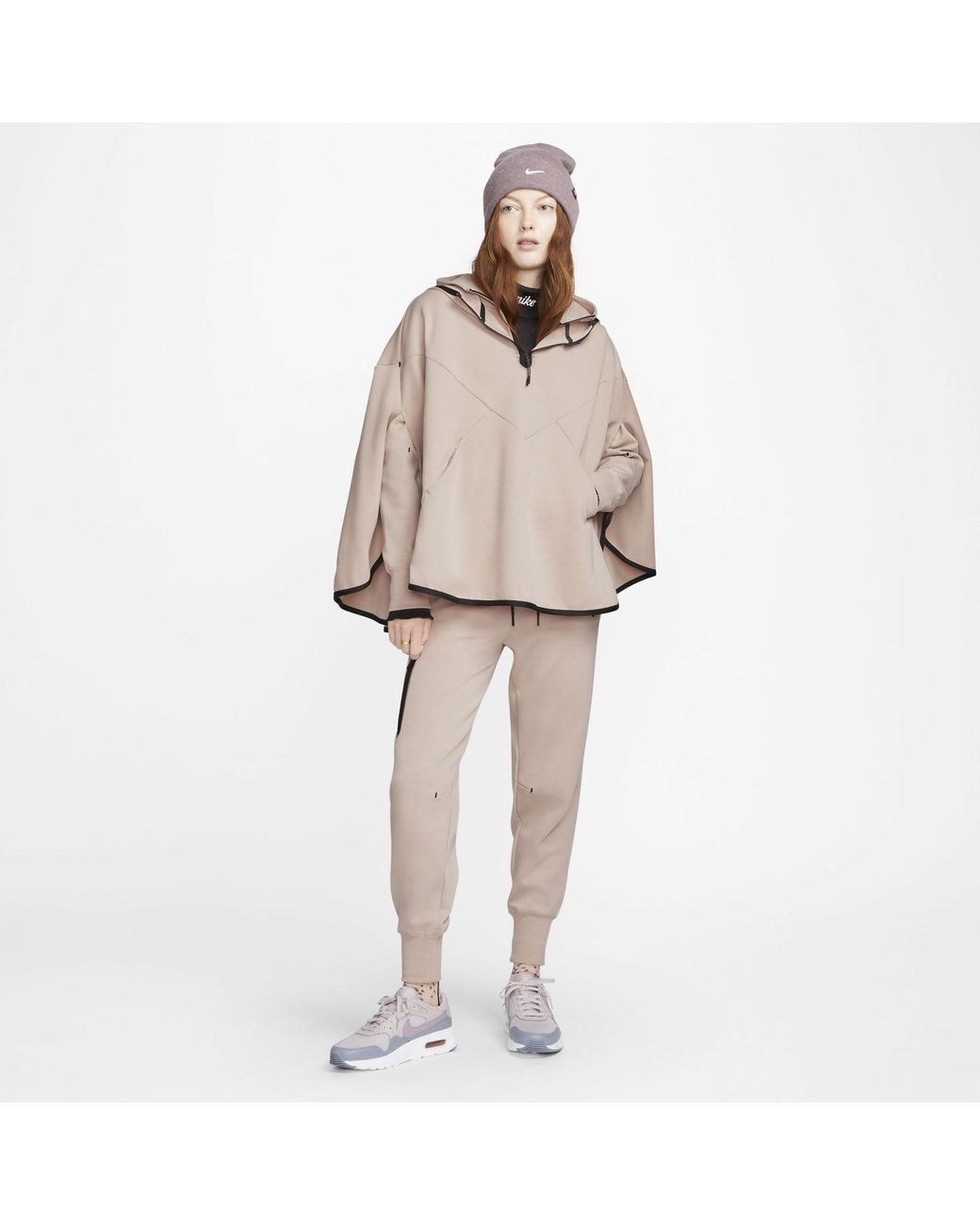 Nike Tech Essential Poncho Natural | Lyst