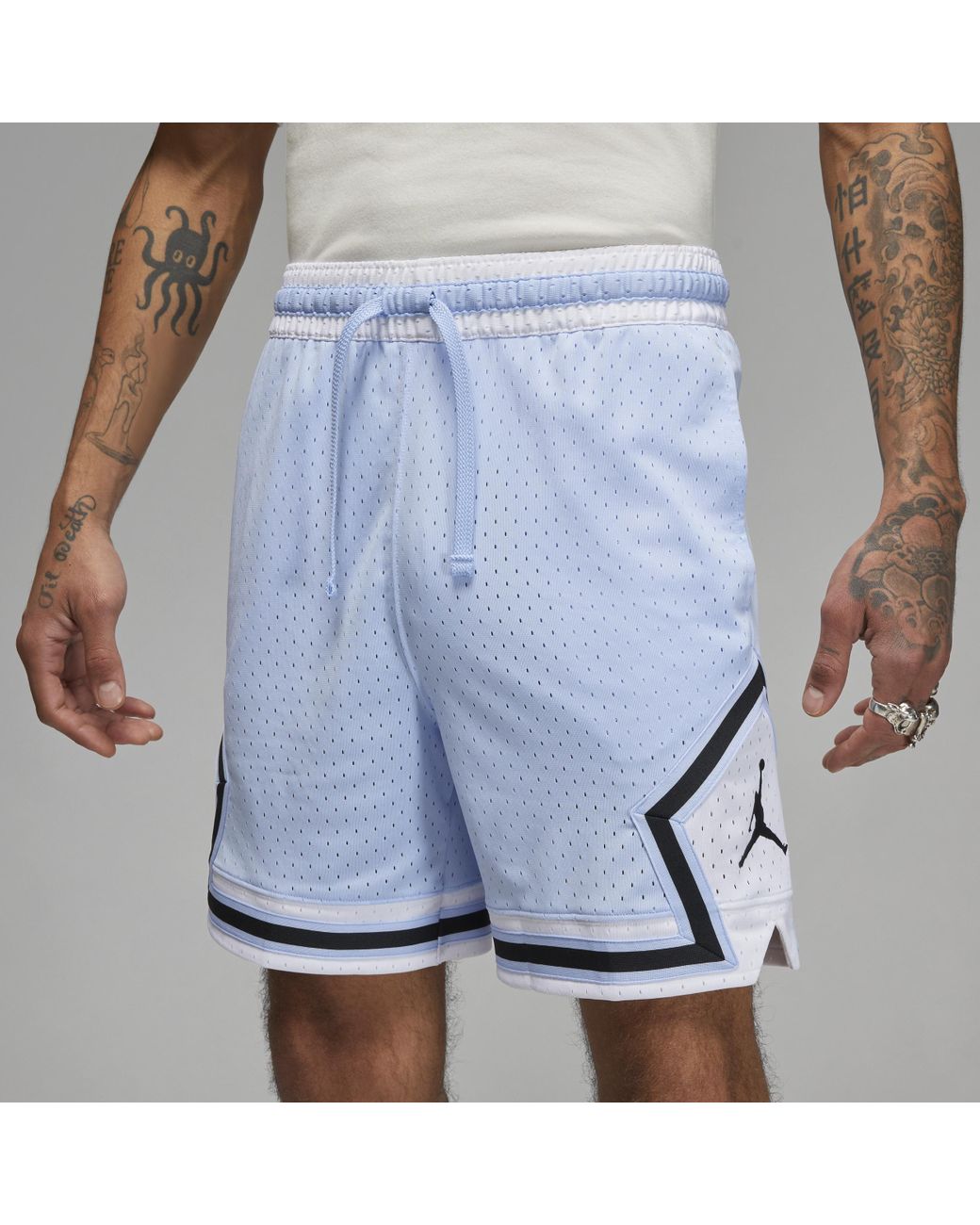 Baby blue jordan shorts hotsell