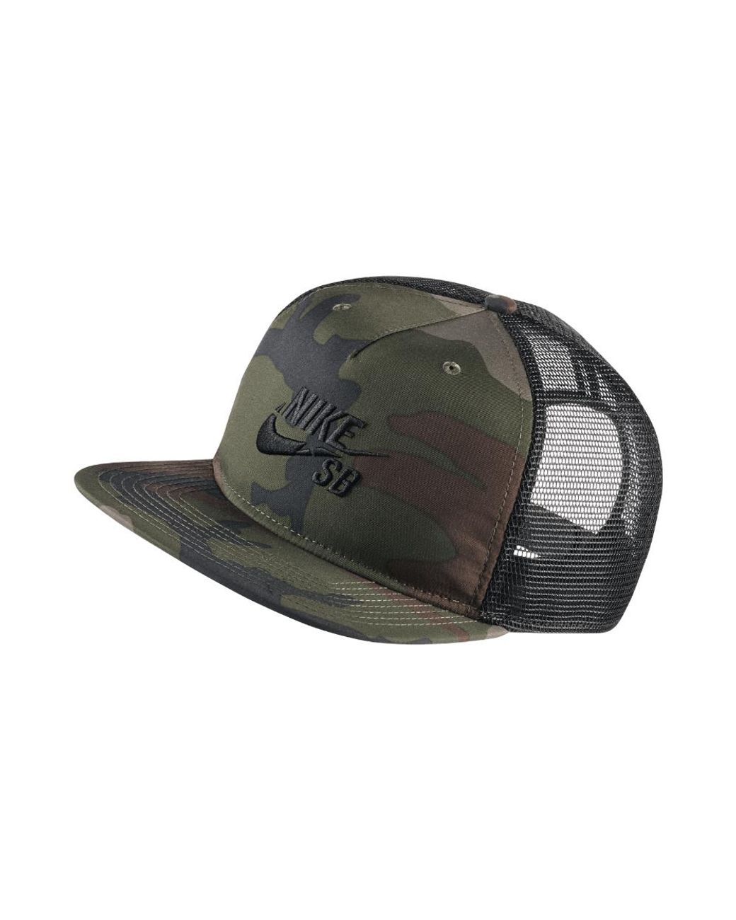 Nike Sb Trucker Adjustable Hat (olive) in Green for Men | Lyst
