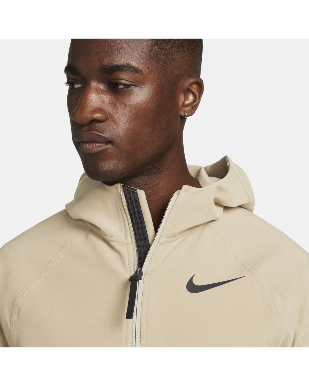 Nike Pro Flex Vent Max Winterized Fitness Jacket in Natural for Men | Lyst
