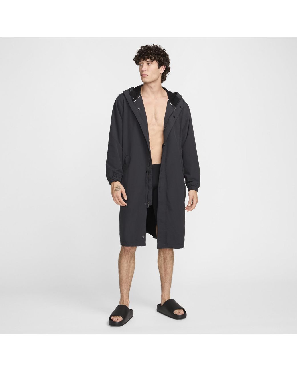 Nike Black Swim Parka