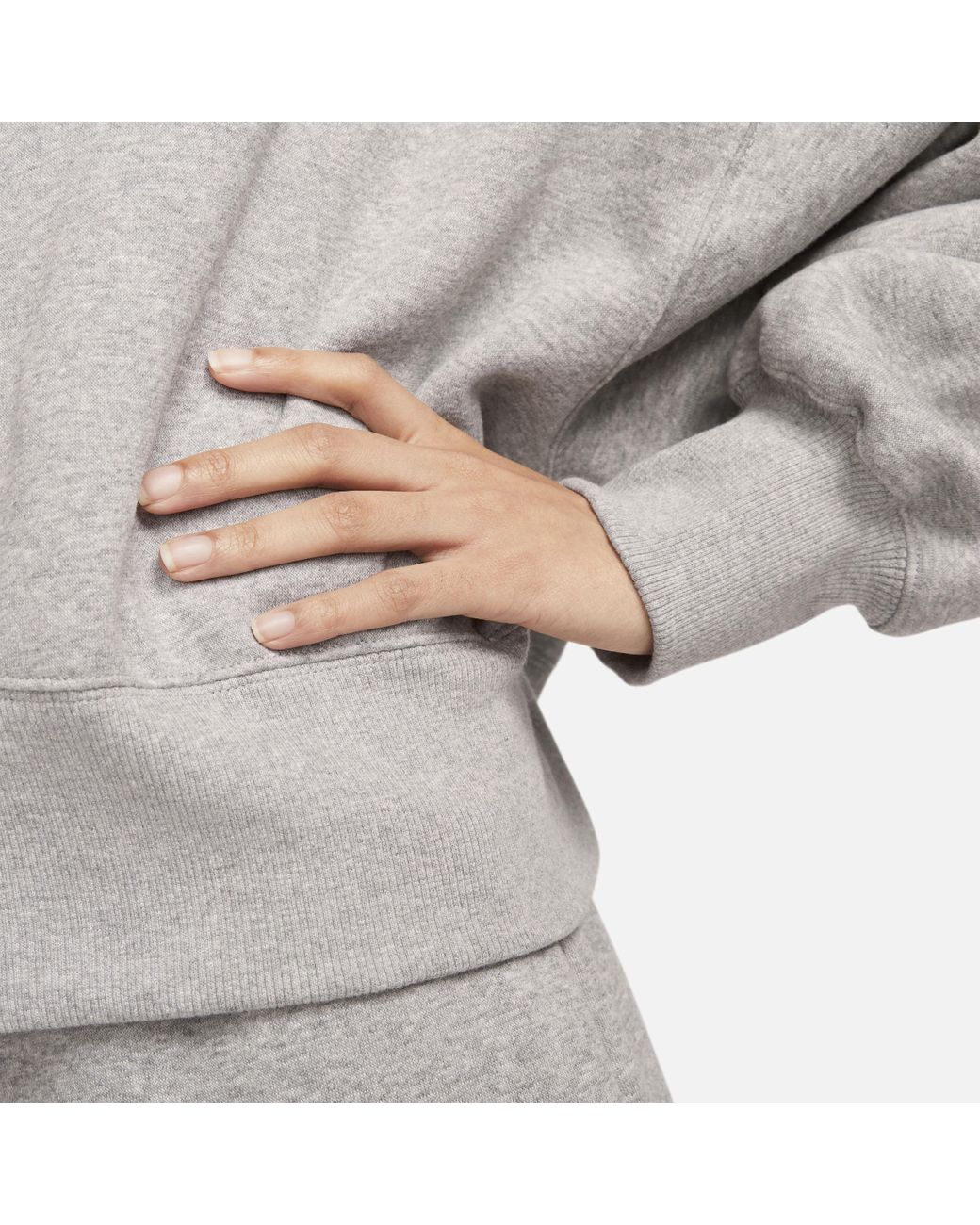 nike city up fleece crew