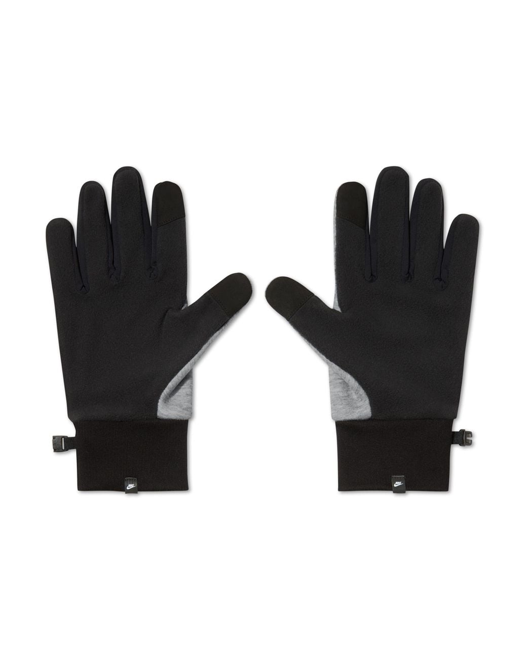 Nike Gray Tech Fleece Gloves for men