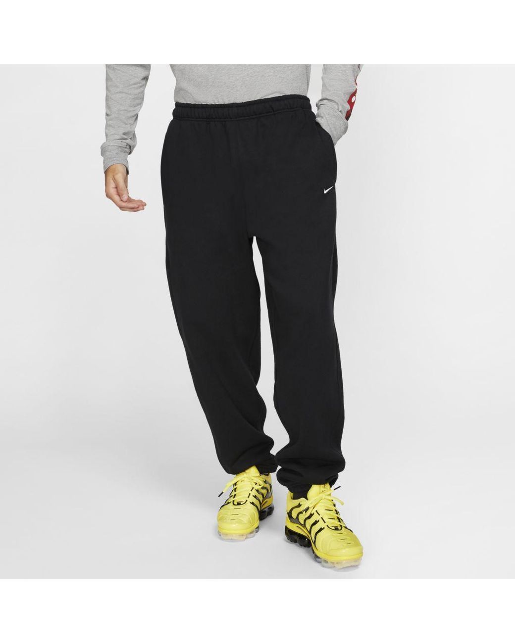 Nike Fleece Lab Pants in Black for Men Lyst