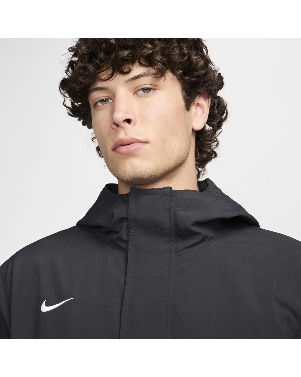 Nike Black Swim Parka