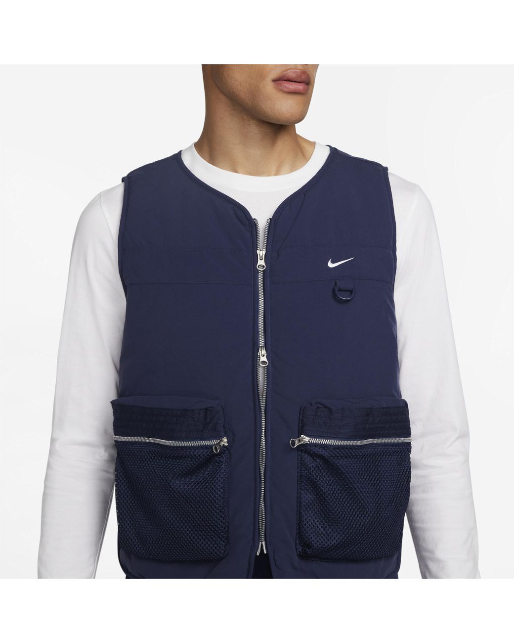 Nike Full-zip Premium Basketball Vest In Blue, for Men | Lyst
