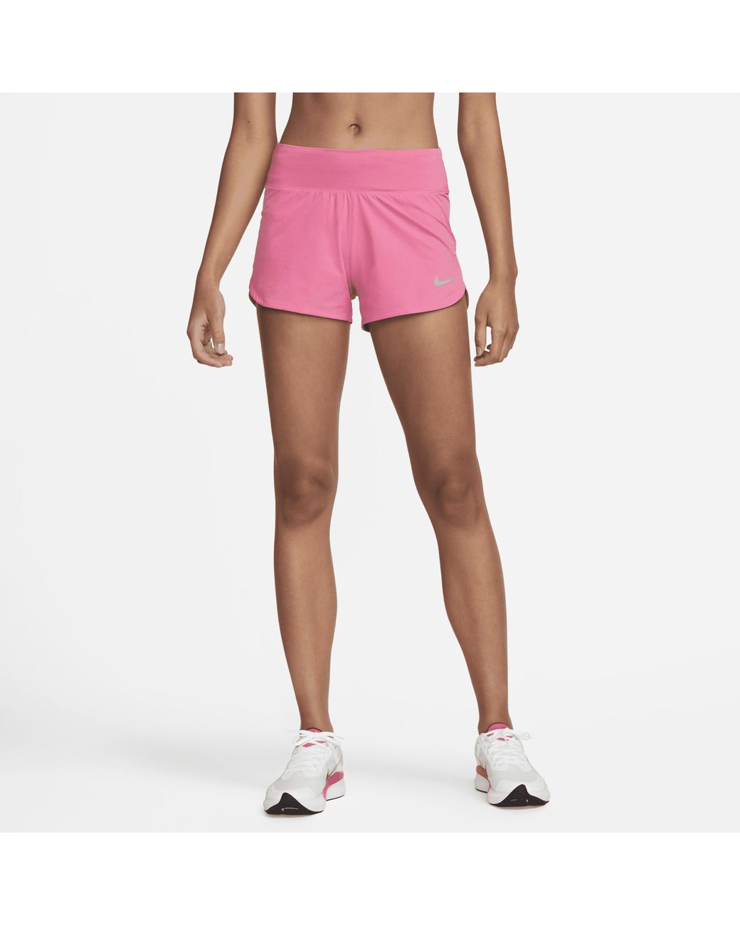 Nike Eclipse Running Shorts In Pink, | Lyst