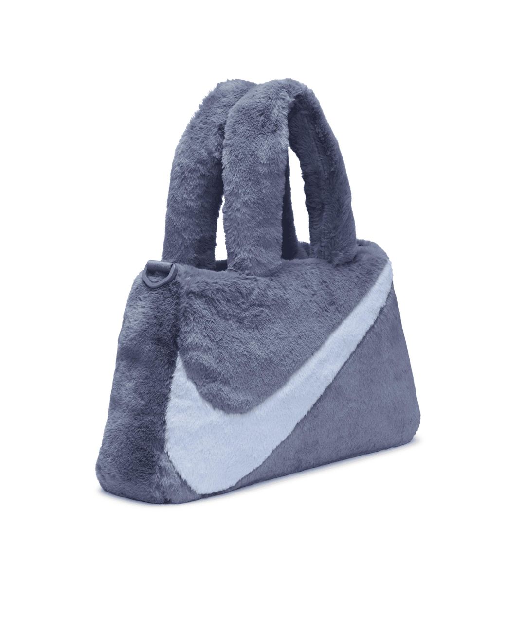 Nike Sportswear Faux Fur Tote (10l) in Blue | Lyst
