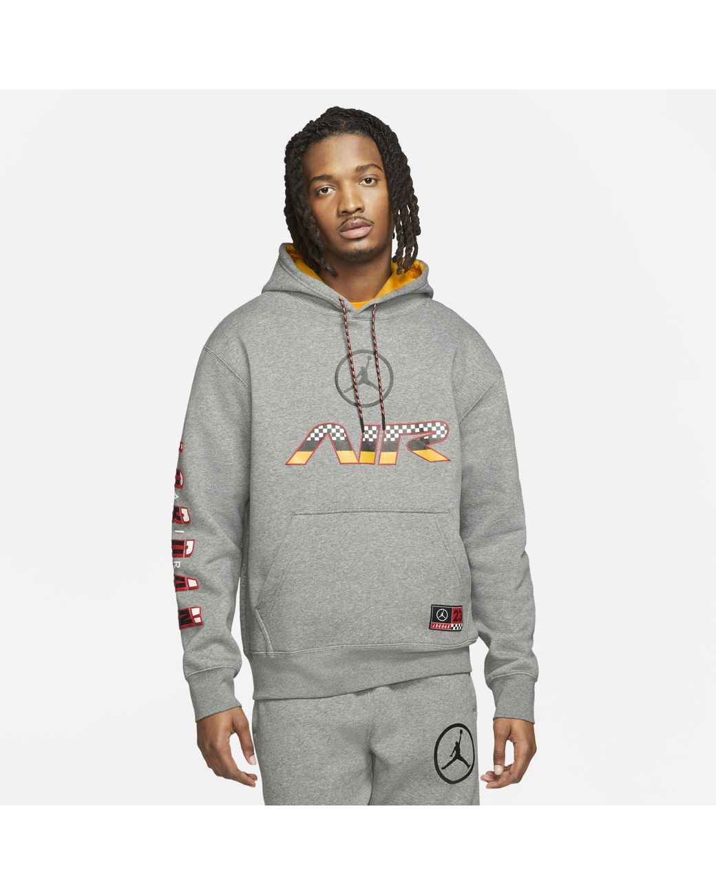 Nike Jordan Sport Dna Hbr Pullover Hoodie in Grey for Men | Lyst Australia