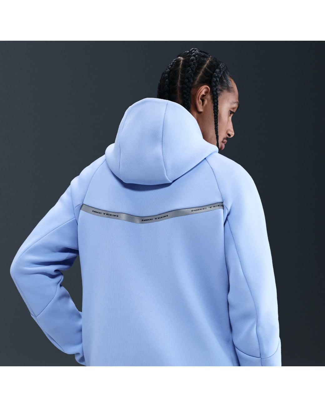 tech fleece stone blue