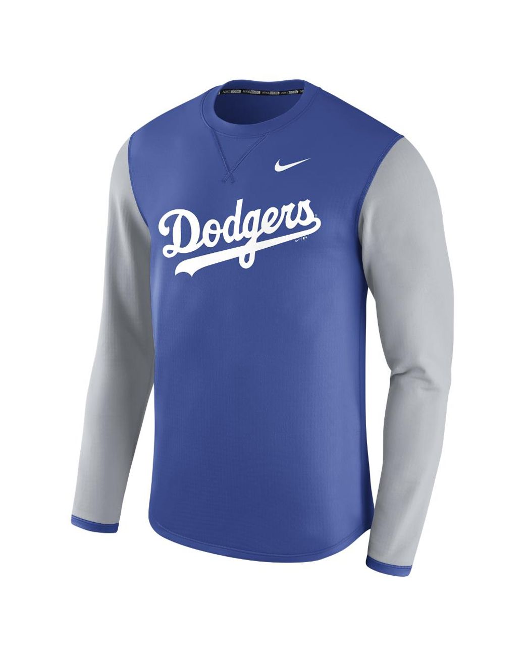 Nike Thermal Crew (mlb Dodgers) Men's Long Sleeve Shirt in Blue for Men