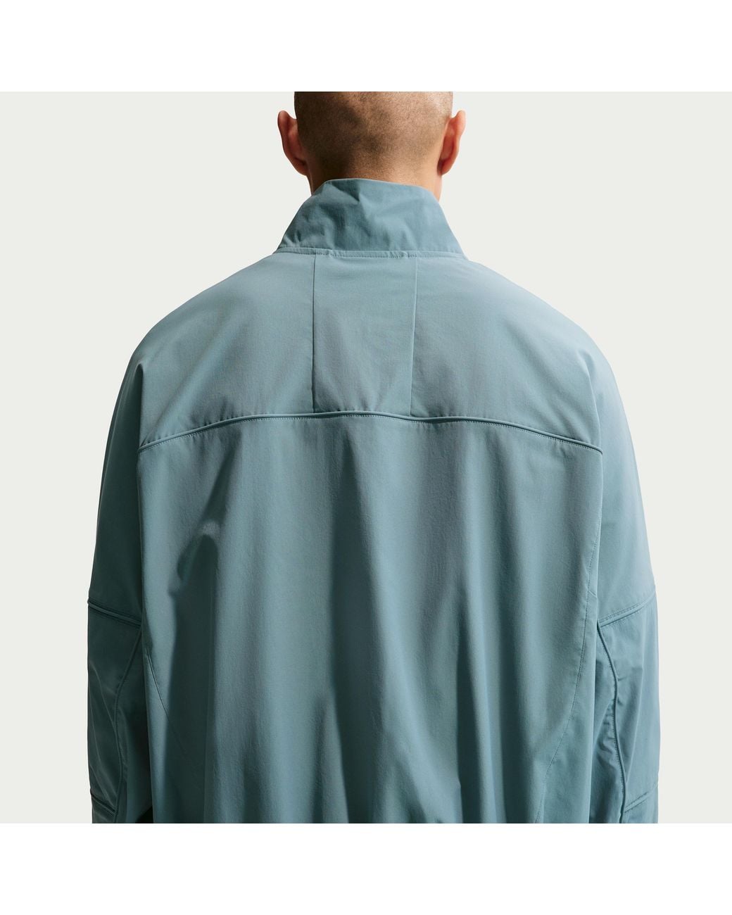 Nike Blue Tech Helios Dri-Fit Full-Zip Jacket for men