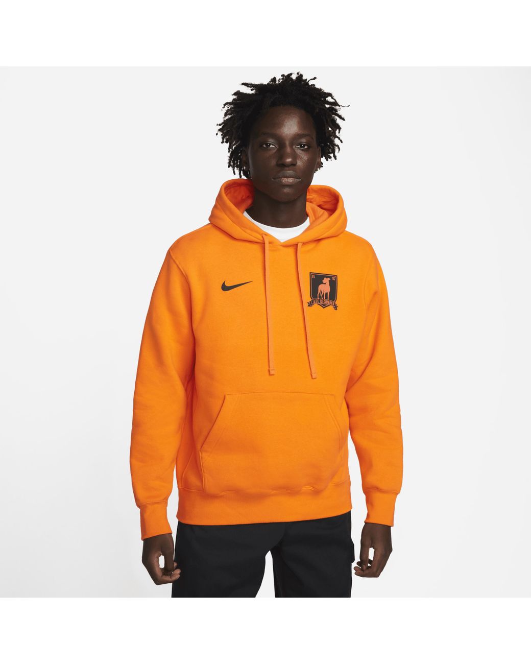Nike Afc Richmond Club Fleece Hoodie In Orange, for Men | Lyst