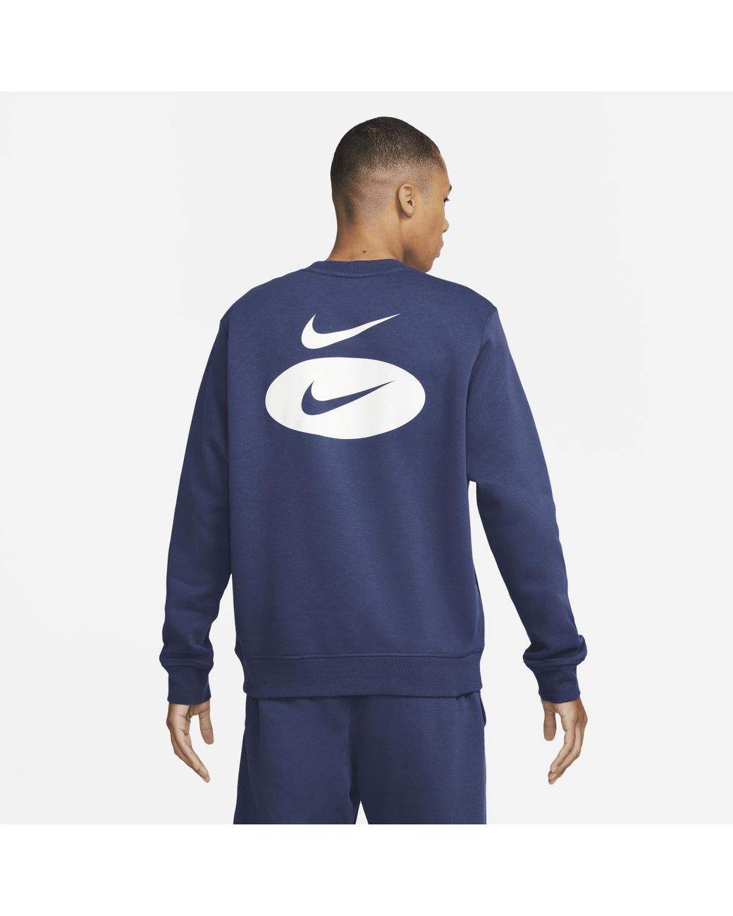 Nike Sportswear Swoosh League Fleece Crew In Blue, for Men | Lyst