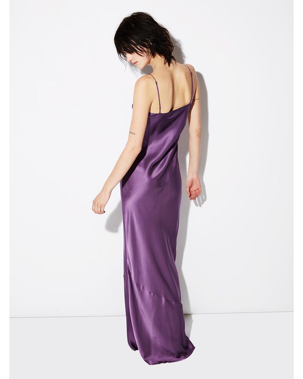 Nili lotan clearance slip dress sale