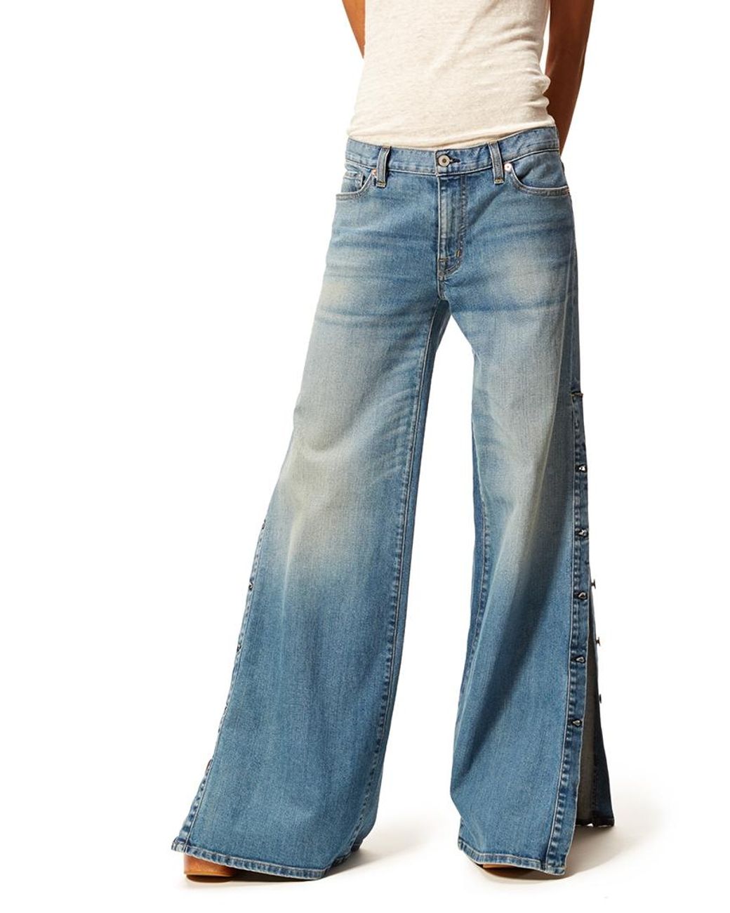 Nili Lotan Denim Ena Jean in Blue | Lyst