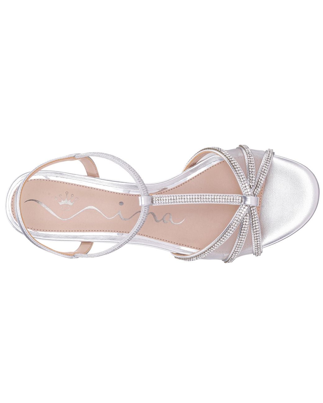 Nina Metallic Goldie-silver
