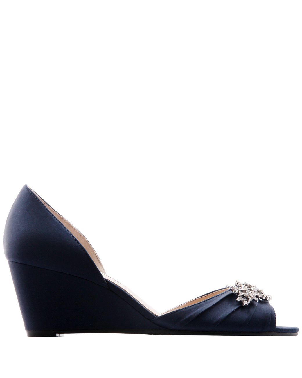 nina emiko embellished evening wedges
