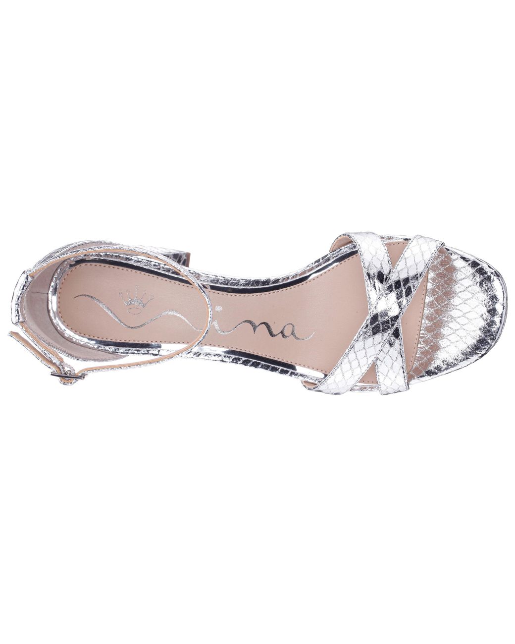 Nina Metallic Beau-silver