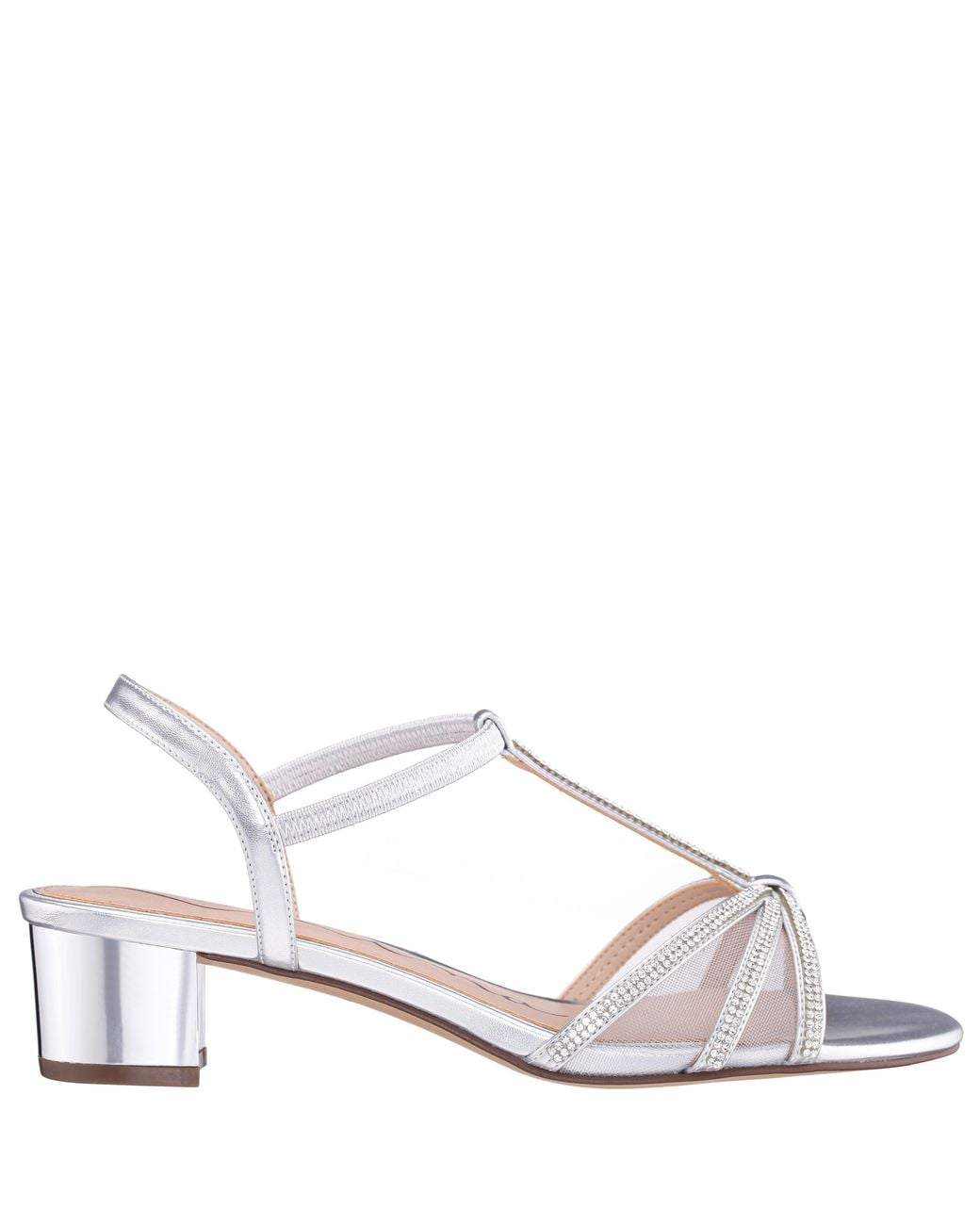 Nina Metallic Goldie-silver