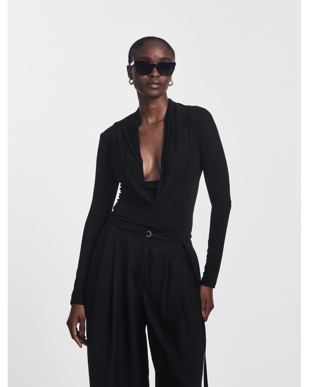 NINETY PERCENT Anjea Reversible Top In Black