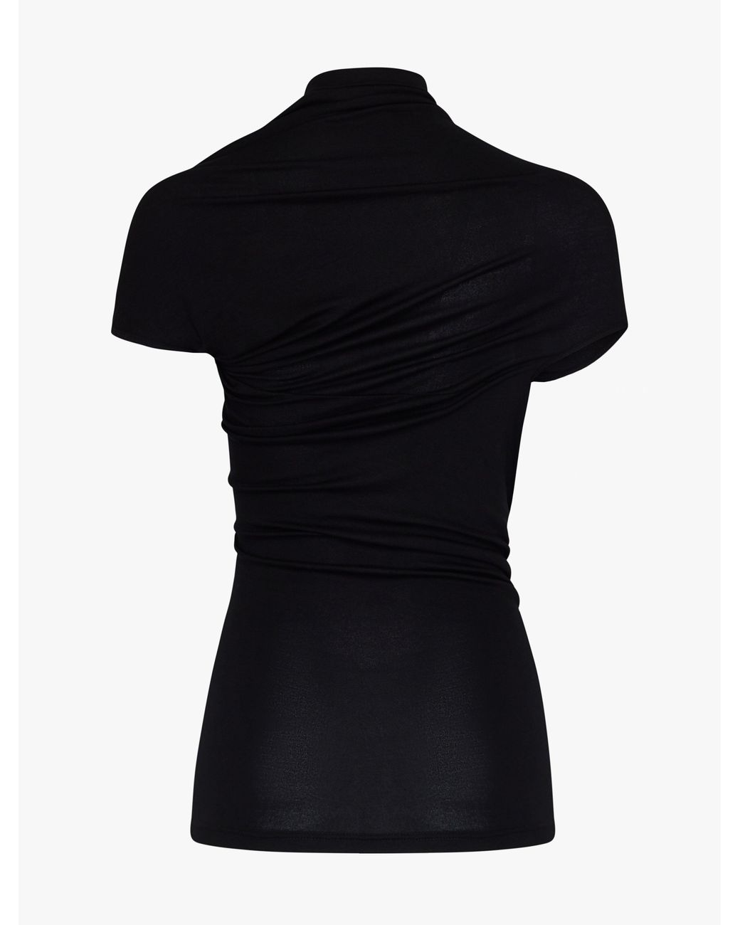 NINETY PERCENT Scarab Micromodal Cut Out Top In Black