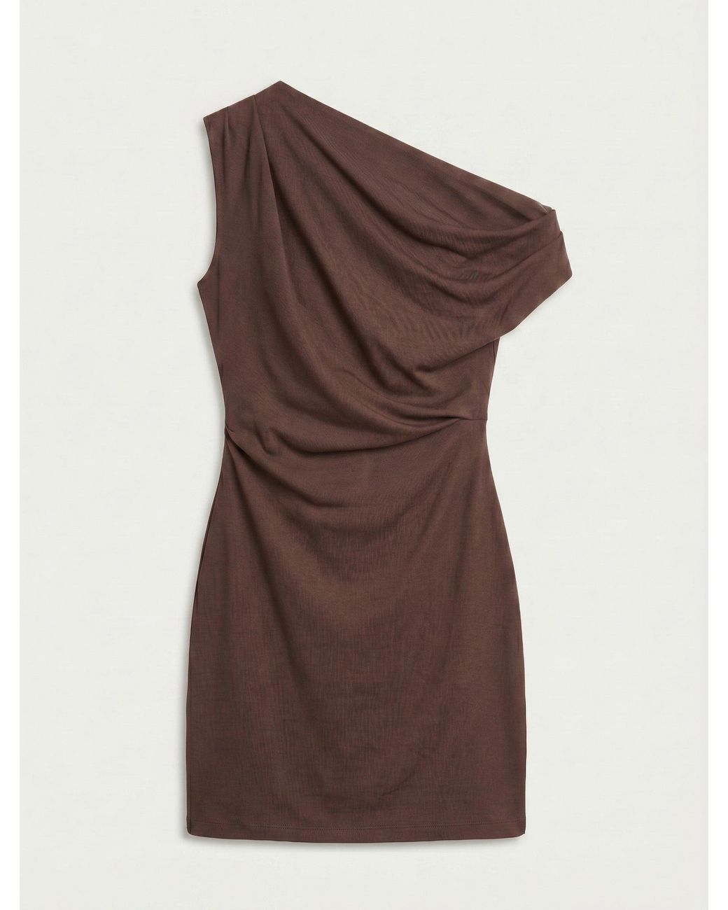 NINETY PERCENT Multicolor Tulla Dress In Mocha