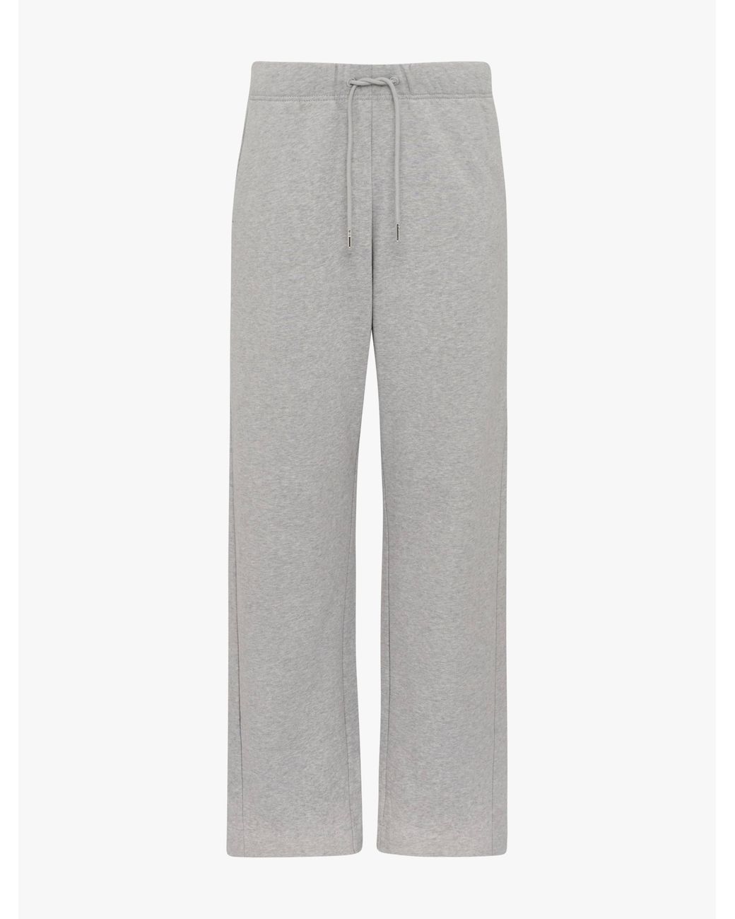 NINETY PERCENT Gray Straight Leg Sweatpant In Grey Marl