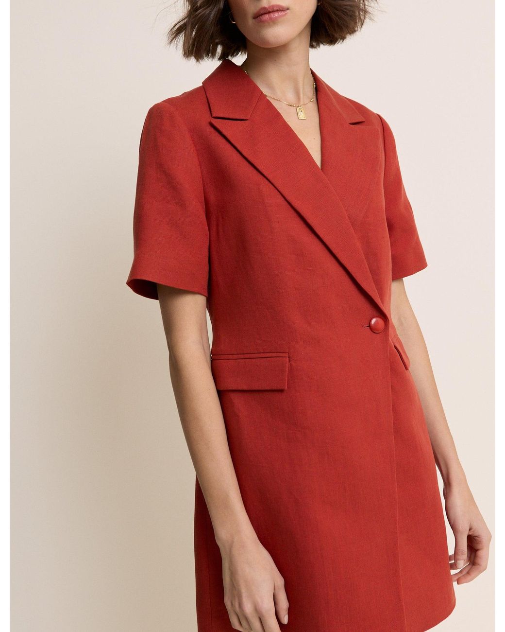 Nobody's Child Tailored Asymmetric Mini Dress