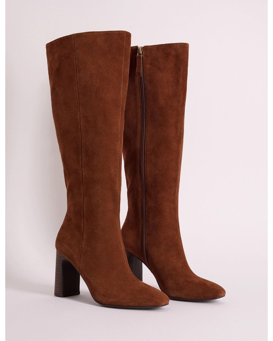 Nobody's Child Brown Tan Suede Knee High Boots