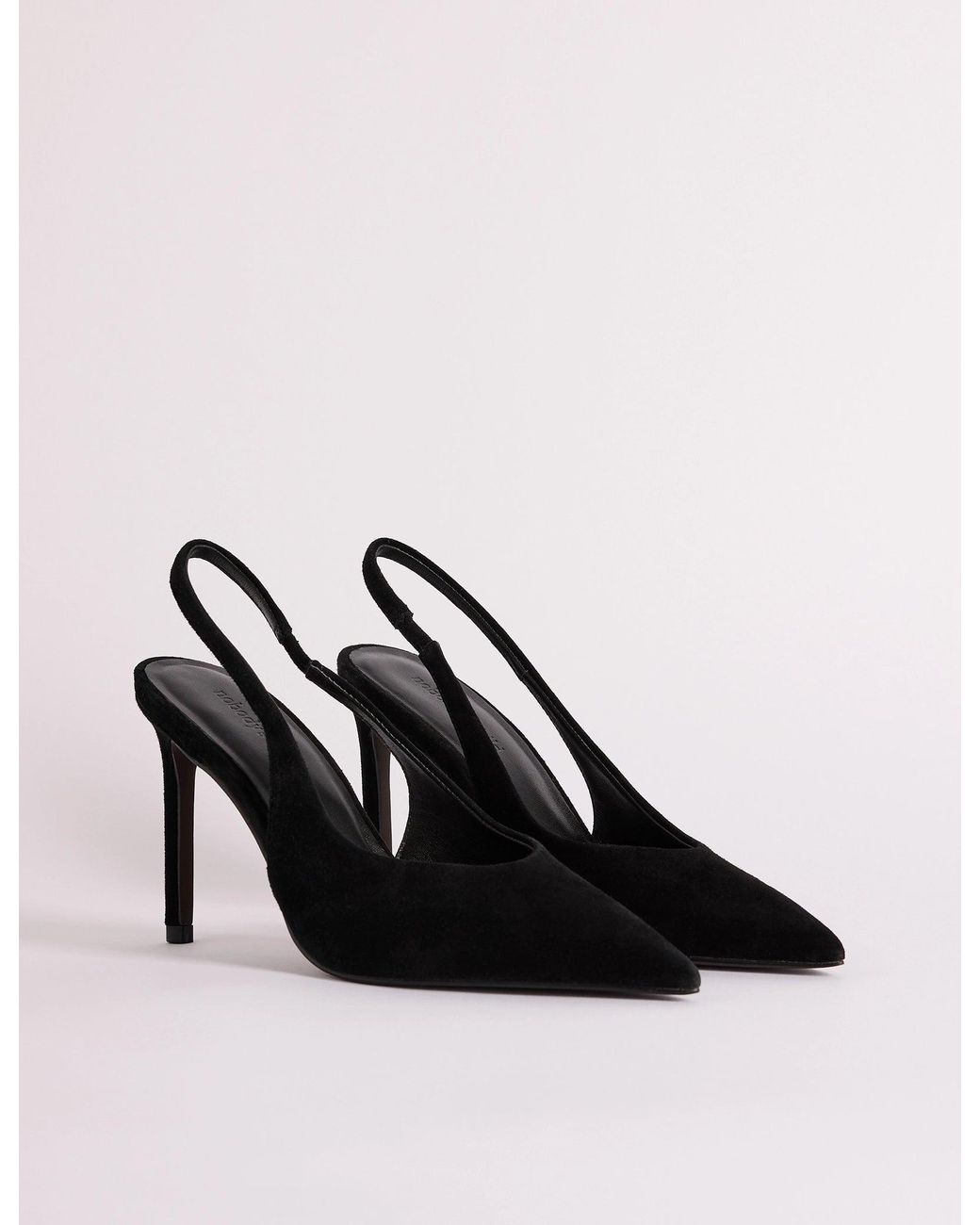 Nobody's Child Natural Suede Sling Back Heels