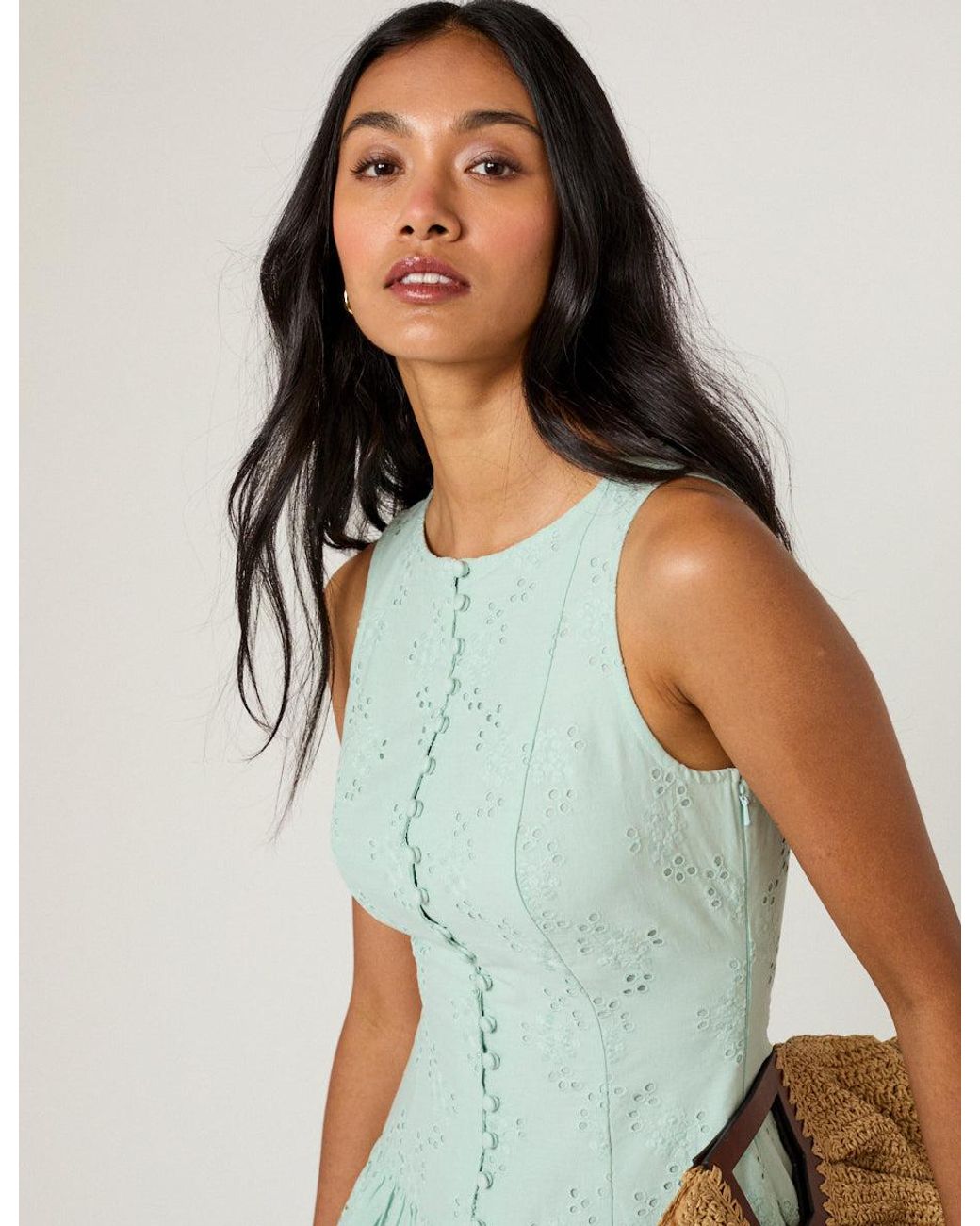 Nobody's Child Green Mint Claudia Mini Dress
