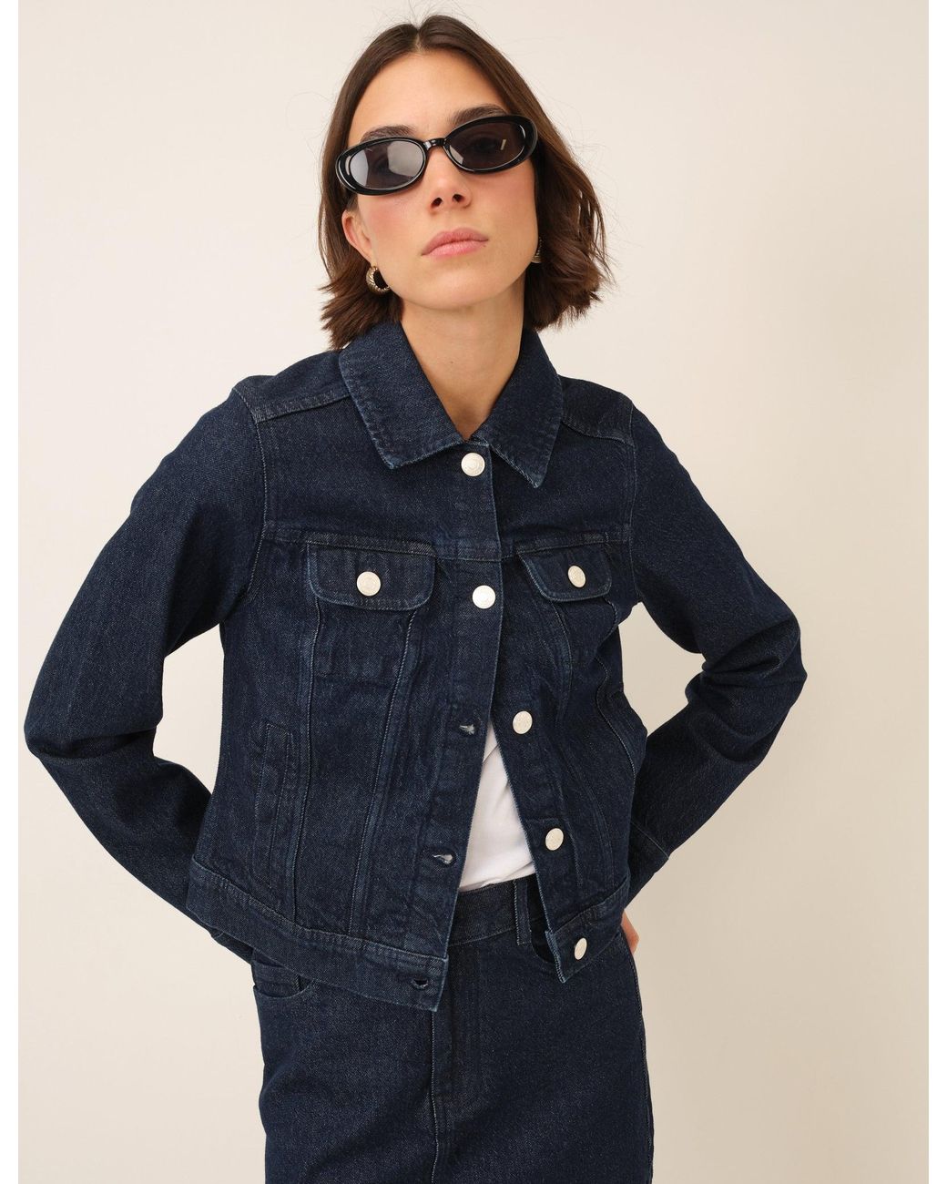 Nobody's Child Blue Dark Denim Jacket
