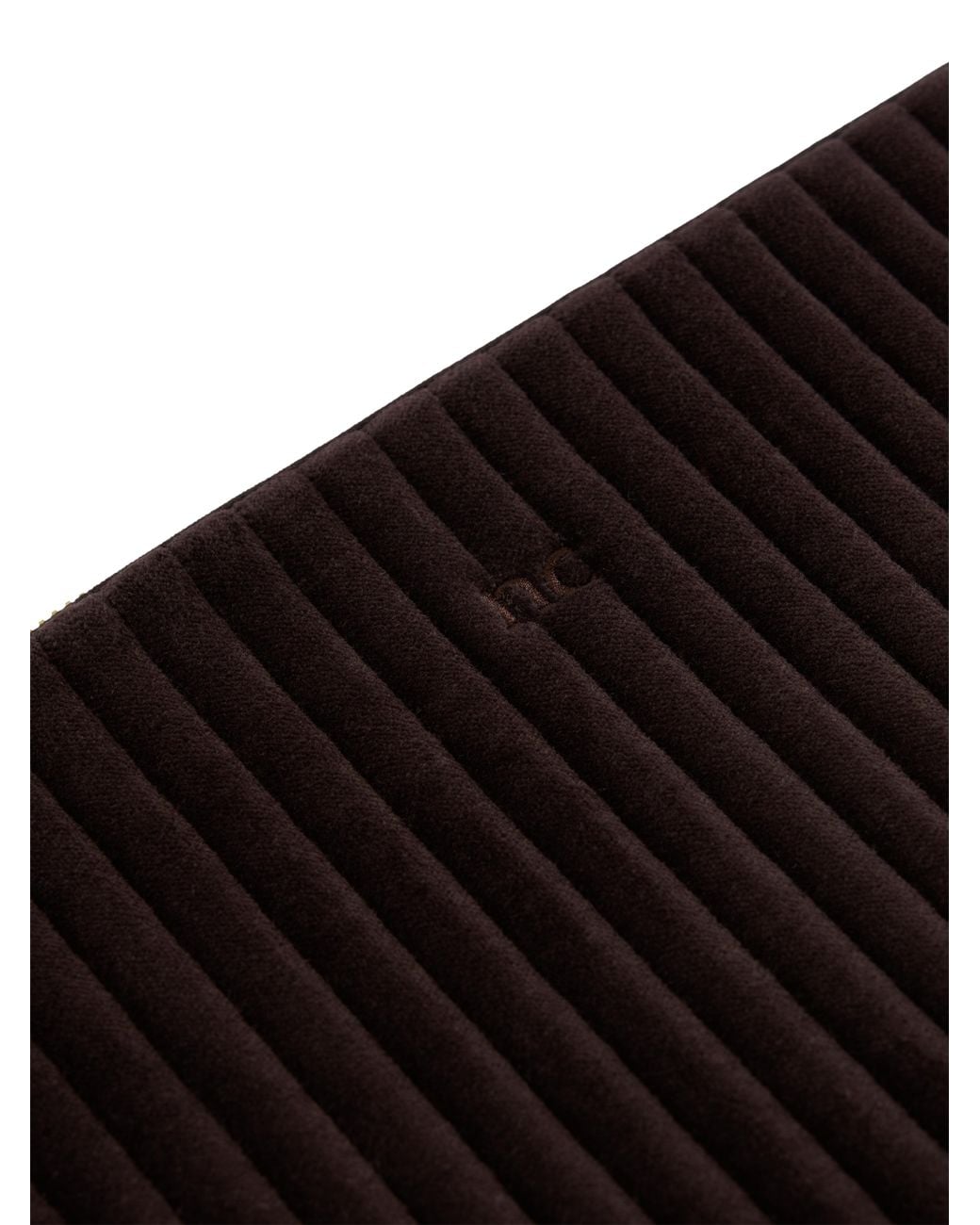 Nobody's Child Black Quilted Velvet Laptop Case