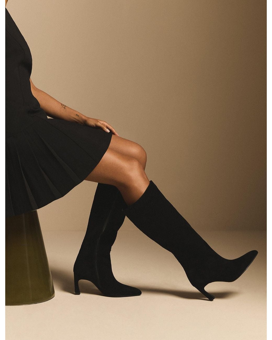 Nobody's Child Brown Suede Knee High Boots