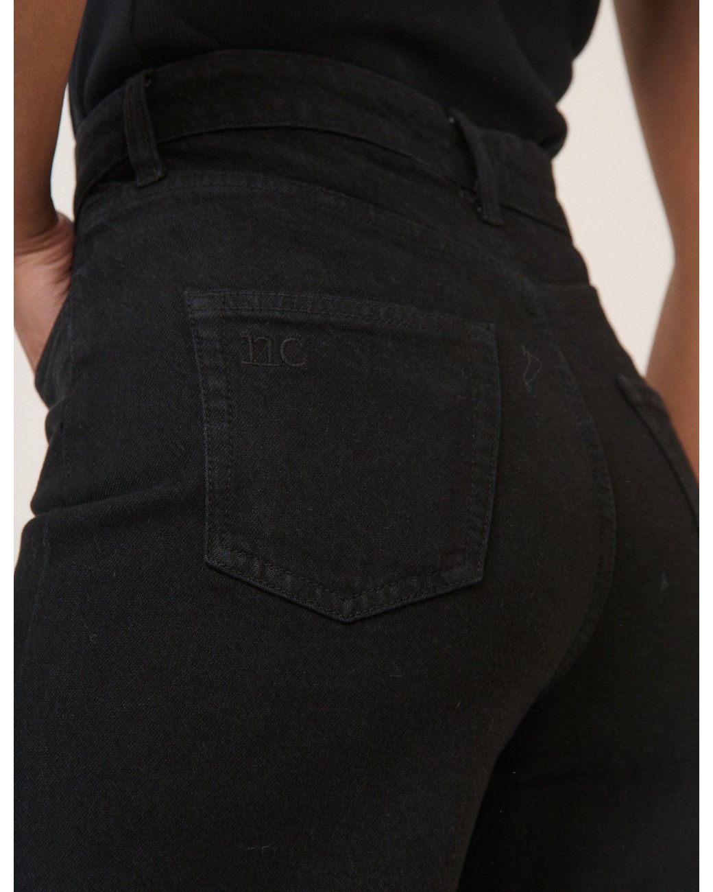 Nobody's Child Natural High Rise Soho Wide Leg Jeans