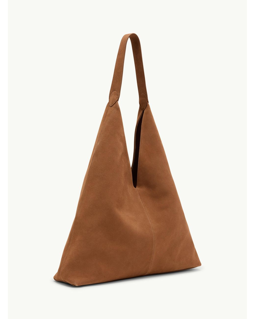 Nobody's Child Brown Suede Slouch Bag