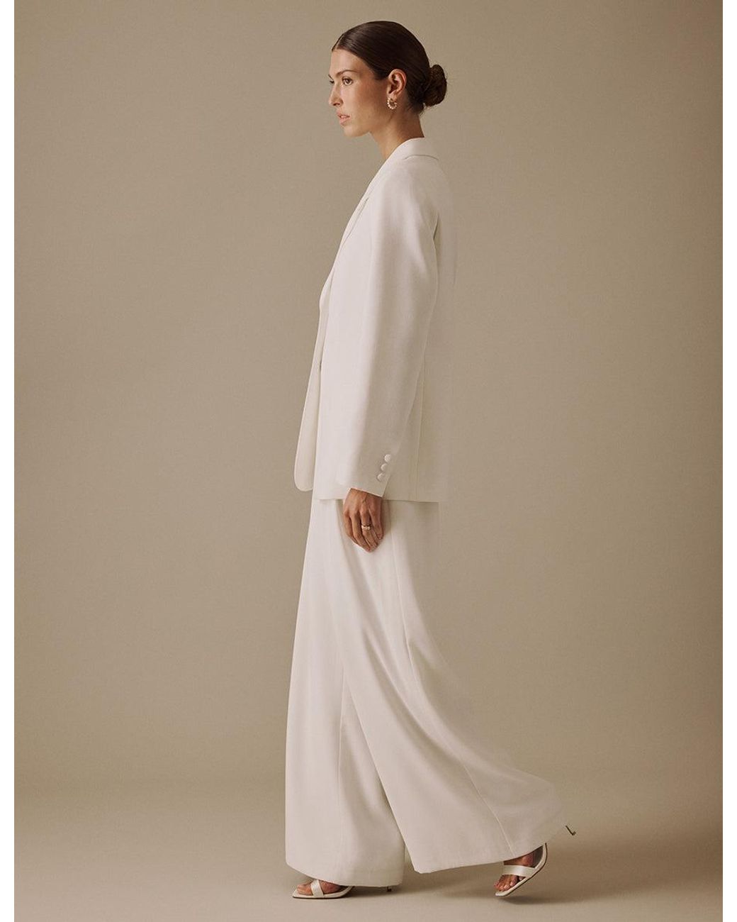 Nobody's Child Natural Tailored Virgo Bridal Blazer