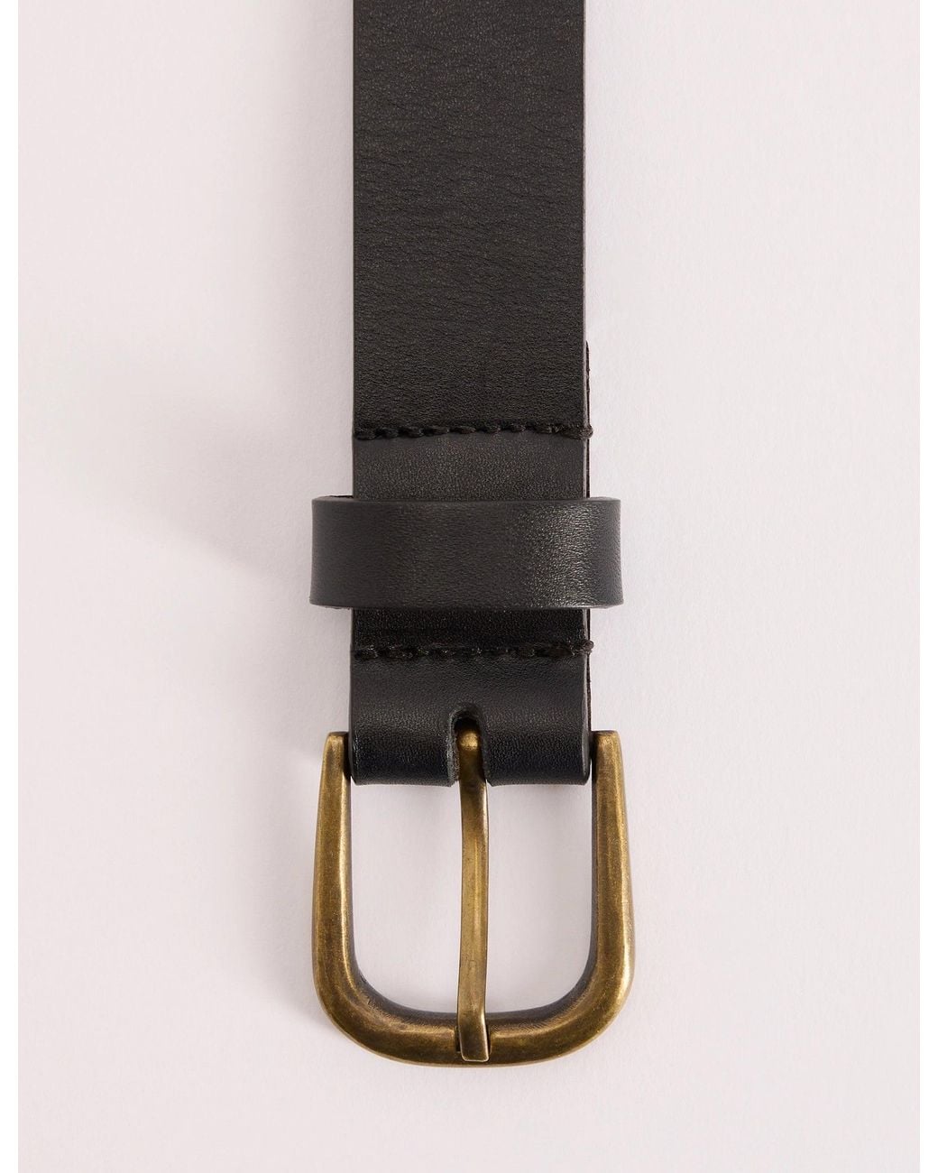 Nobody's Child Blue Leather Belt