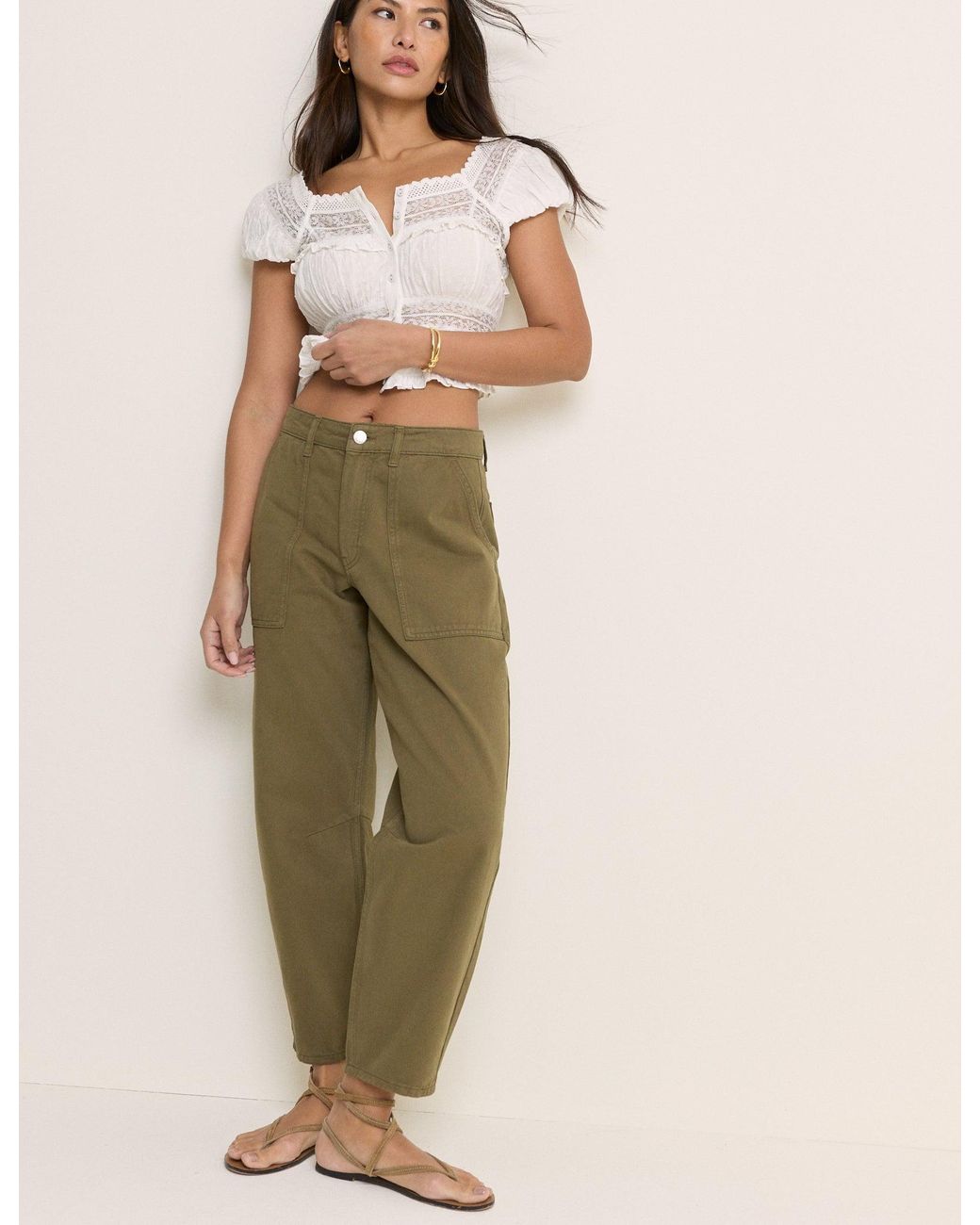 Nobody's Child Natural Utility Pocket Trousers