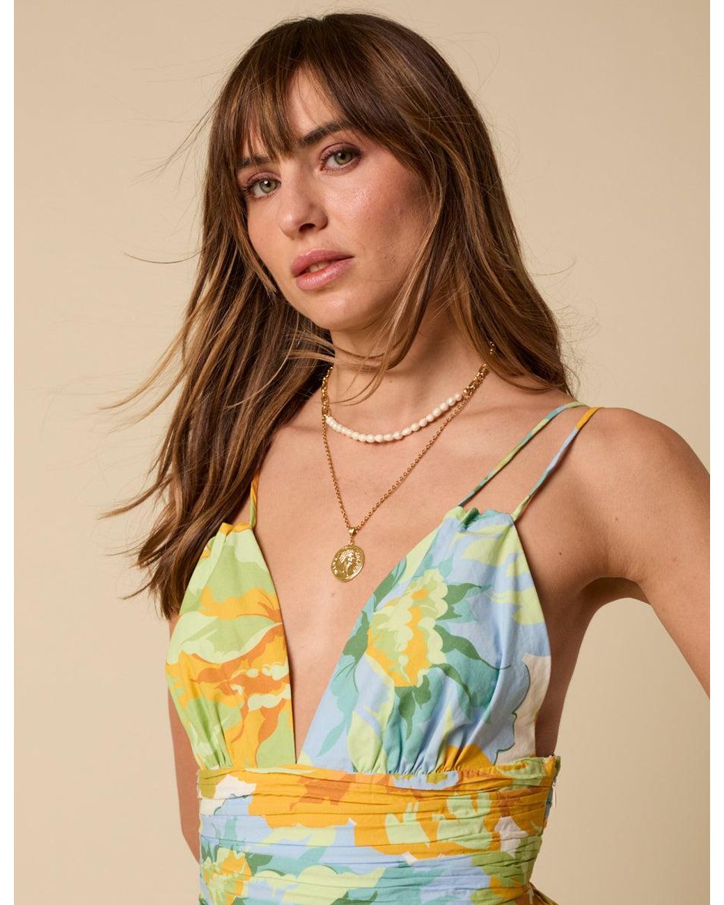 petite a line midi dress Crew Neck A-Line Midi Dress
