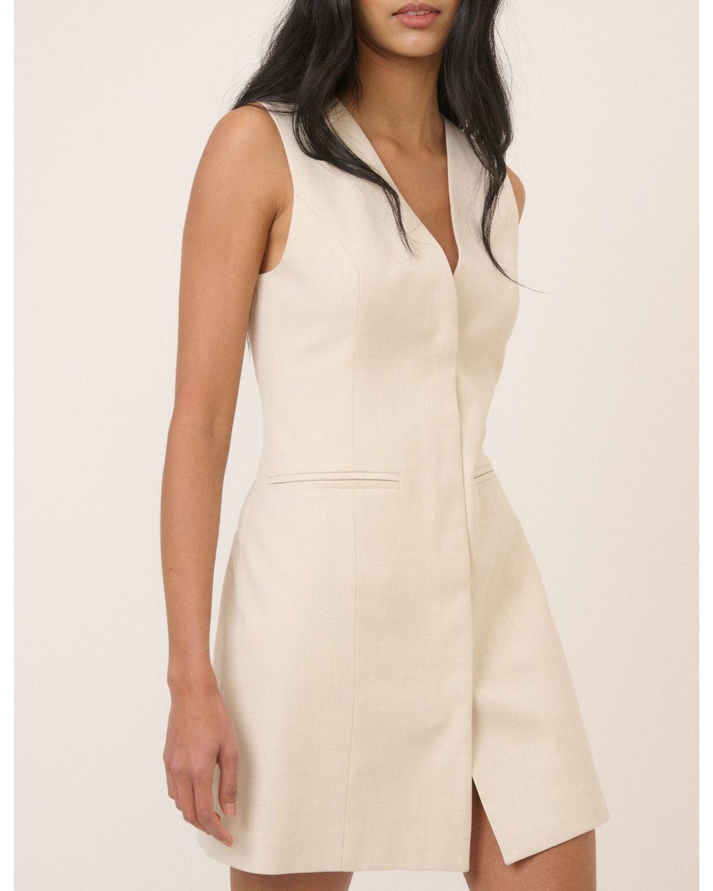 Nobody's Child Natural Sleeveless Mini Dress