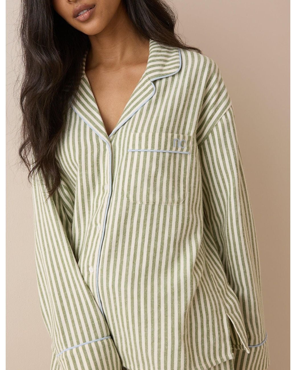 Nobody's Child Natural Gingham Pyjama Set