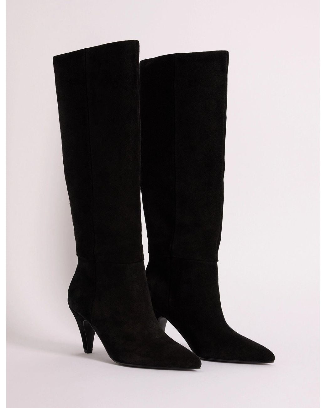 Nobody's Child Natural Suede Knee High Boot