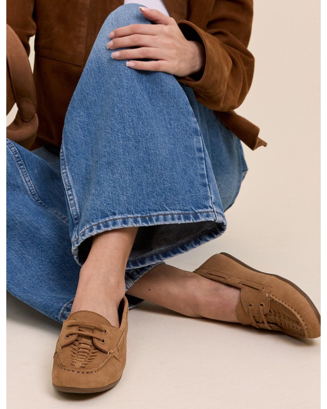 Nobody's Child Blue Suede Loafers