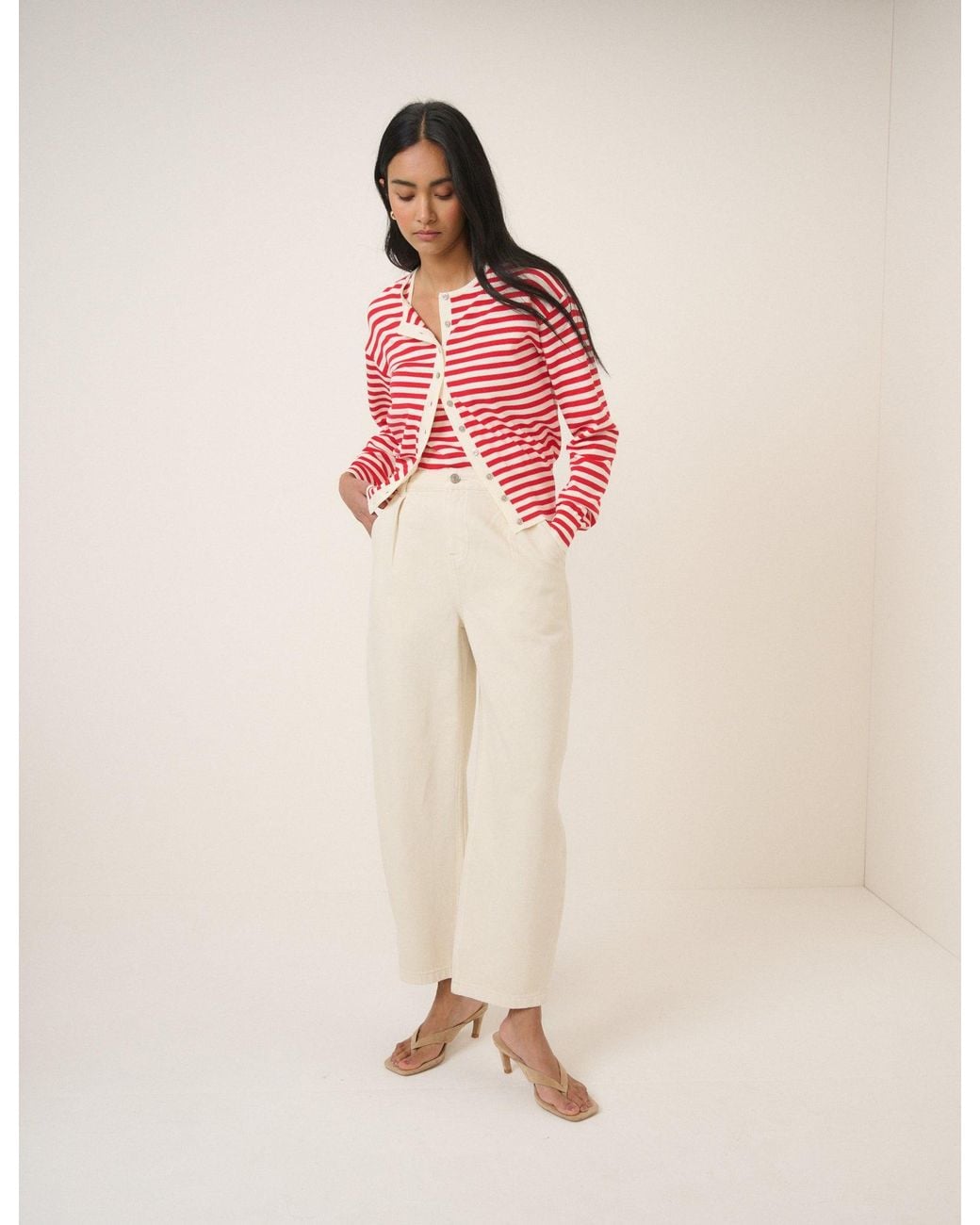 Nobody's Child Natural Peckham Barrel Leg Jeans