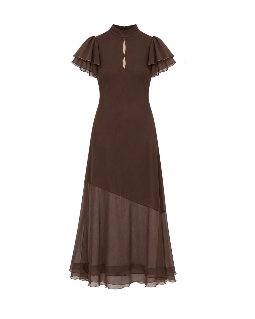 No Emotions UK Brown The Letty Maxi Dress