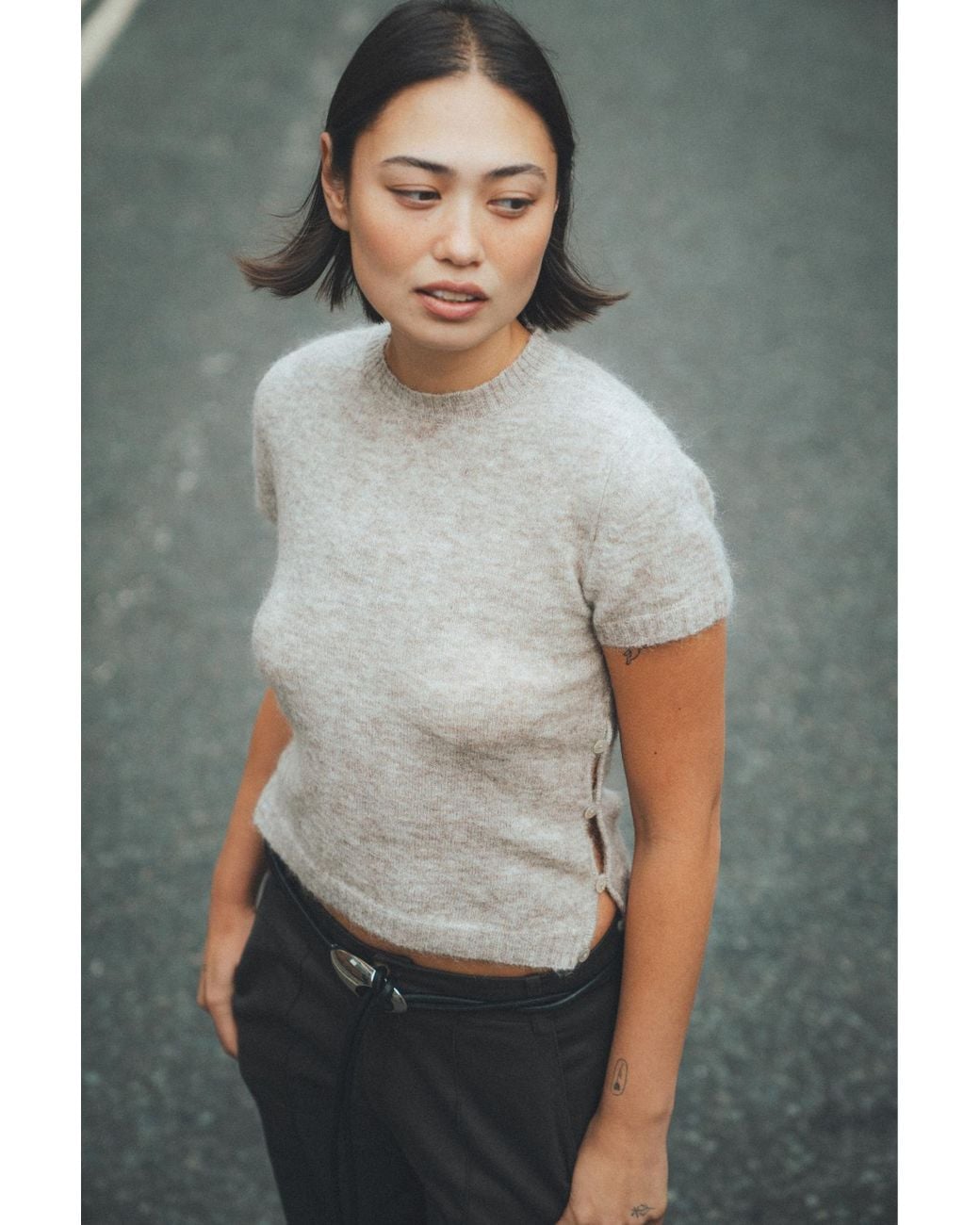 No Emotions UK Natural Twiggy Jumper